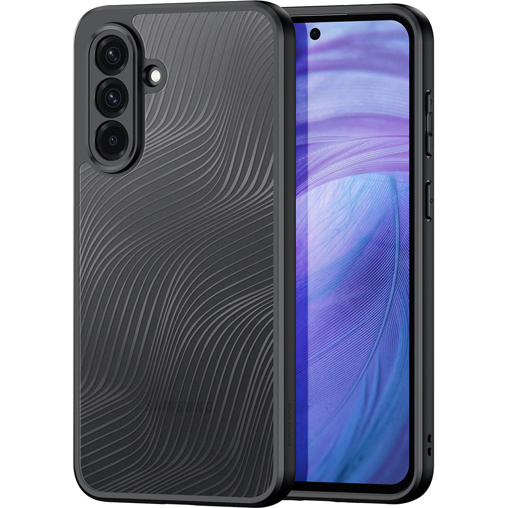 Handyhülle für Galaxy A56 5G / A36 5G, Dux Ducis Aimo, Transparent mit Schwarzen Rahmen