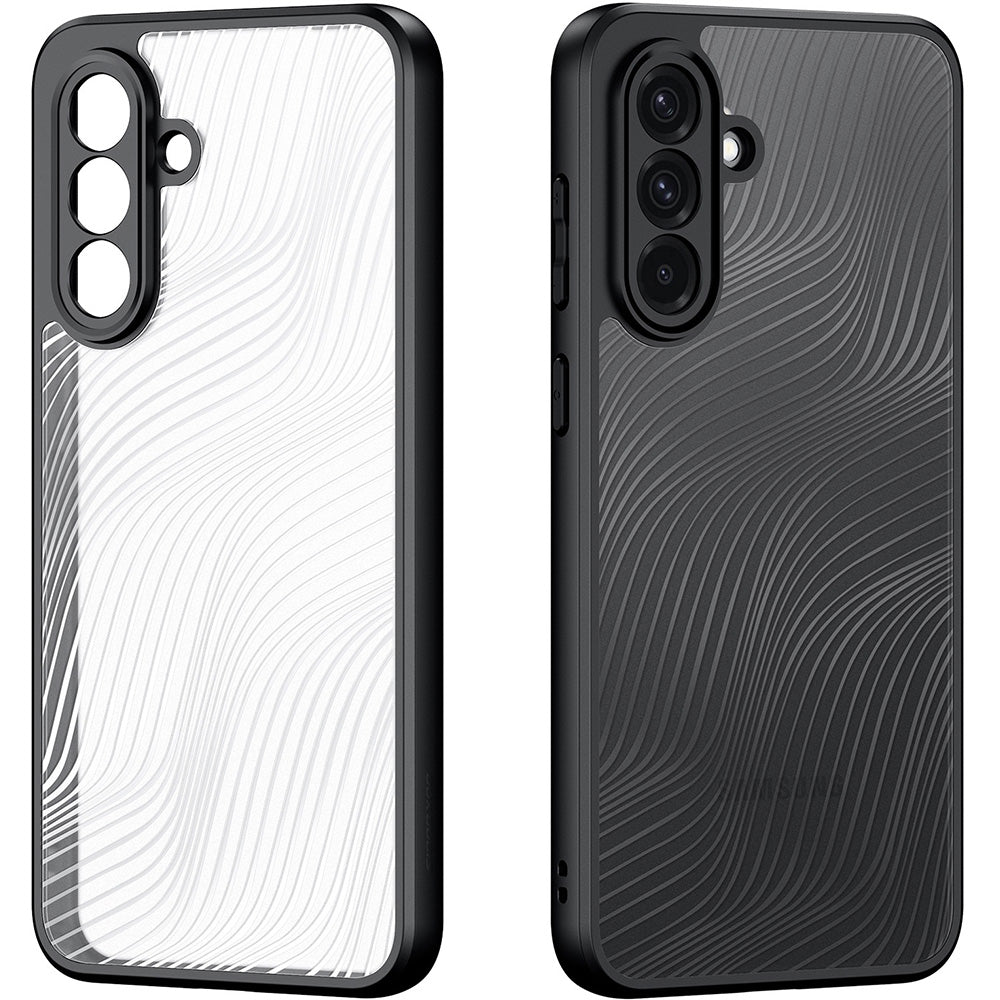 Handyhülle für Galaxy A56 5G / A36 5G, Dux Ducis Aimo, Transparent mit Schwarzen Rahmen