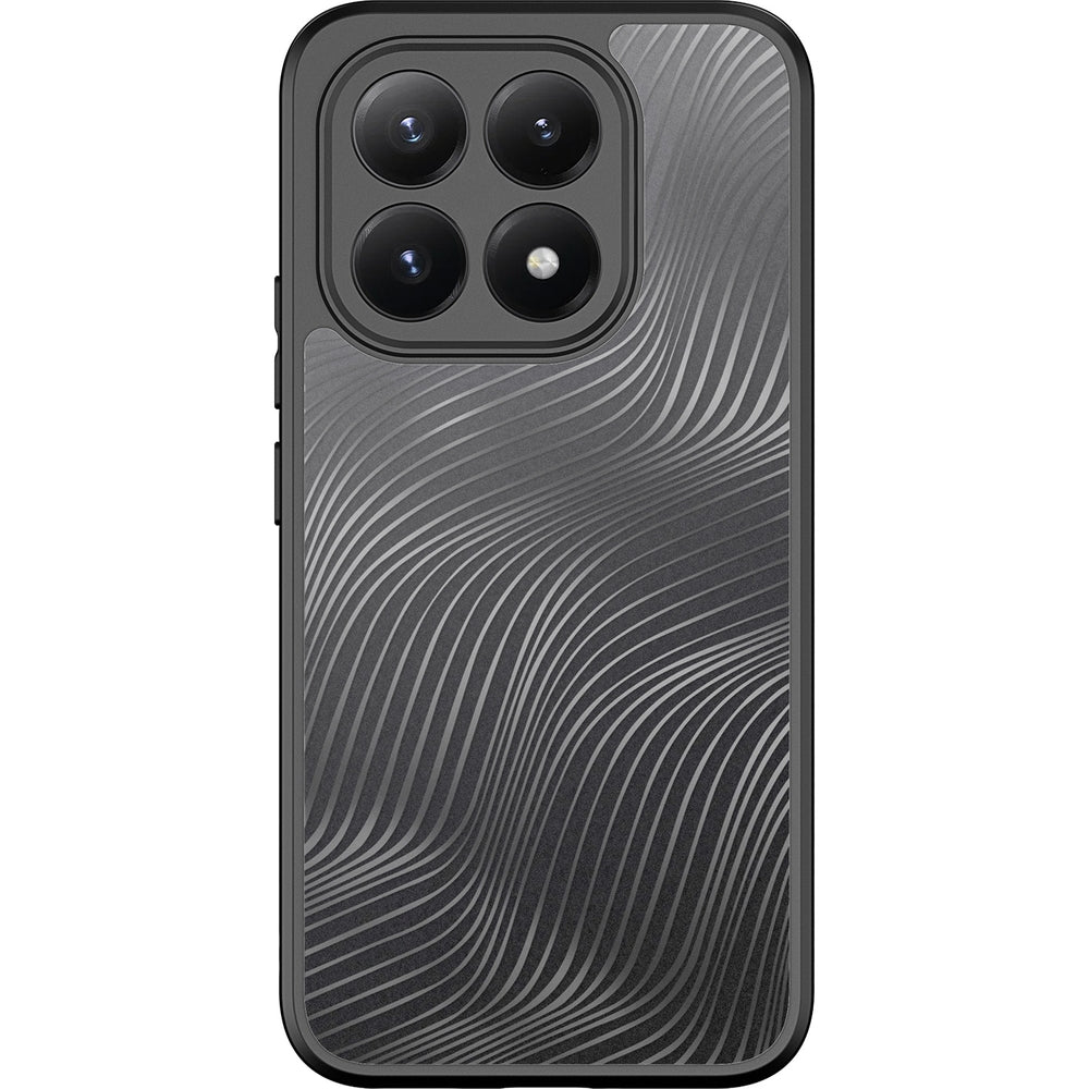 Handyhülle für Xiaomi 15T, Dux Ducis Aimo, Transparent mit schwarzen Rahmen