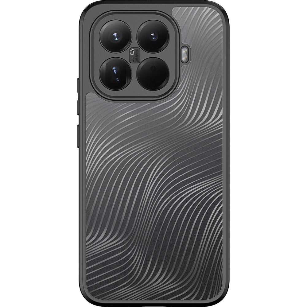 Handyhülle für Xiaomi 15T Pro, Dux Ducis Aimo, Transparent mit schwarzen Rahmen