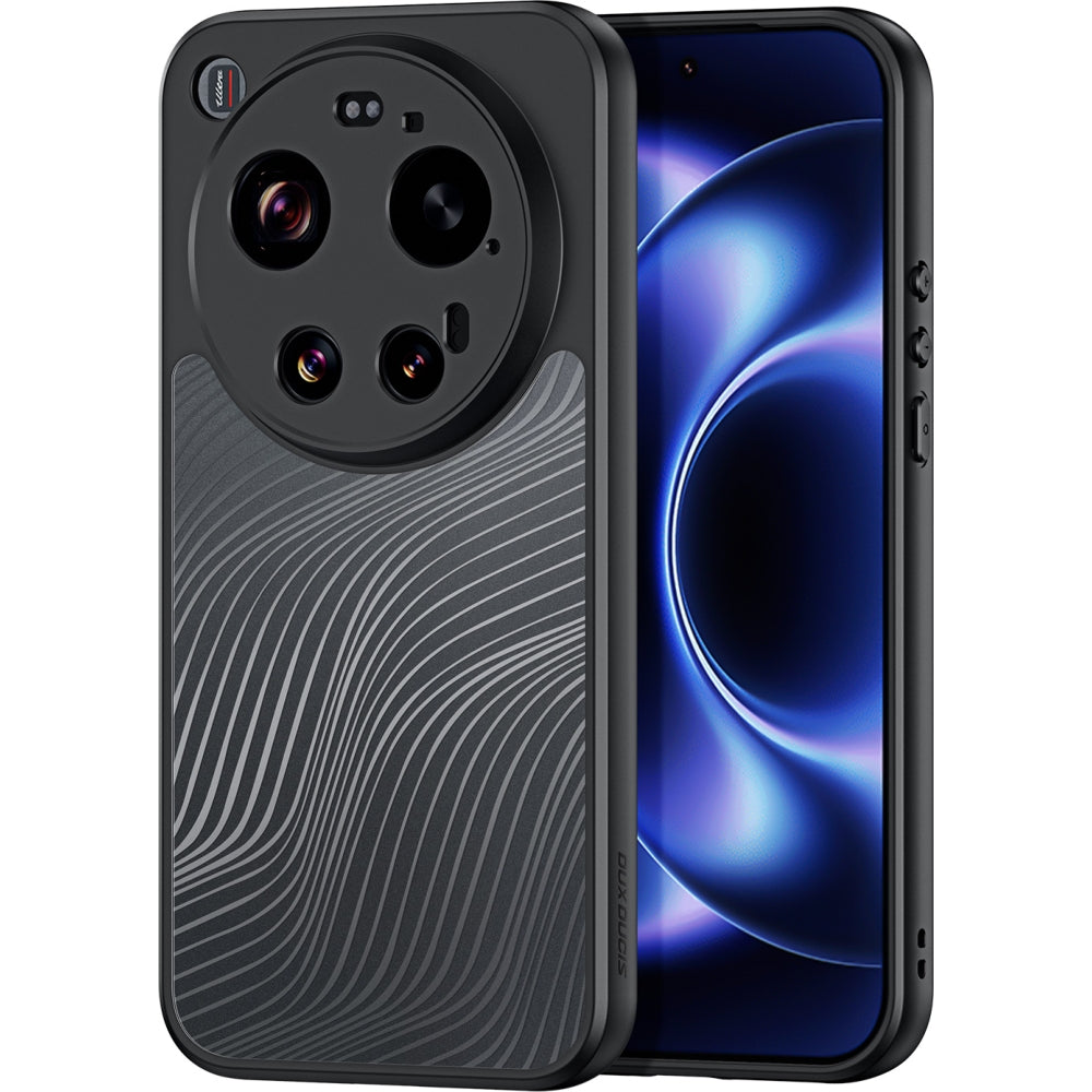 Handyhülle für Xiaomi 17 Ultra, Dux Ducis Aimo, Transparent mit Schwarzen Rahmen