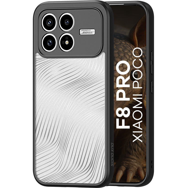 Handyhülle für Xiaomi POCO F8 Pro, Dux Ducis Aimo, Transparent mit Schwarzen Rahmen