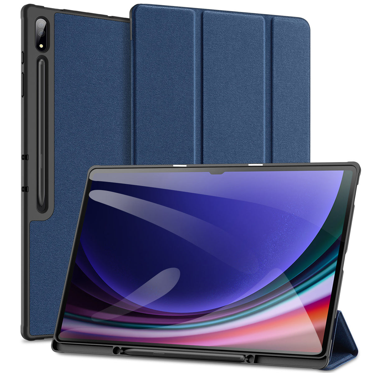 Hülle für Galaxy Tab S10 Ultra/S9 Ultra/S8 Ultra, Dux Ducis Domo, Blau