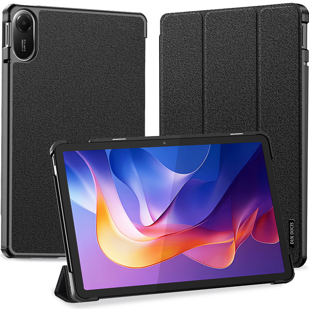 Schutzhülle mit Klappe für Redmi Pad 2, Dux Ducis Domo, Schwarz