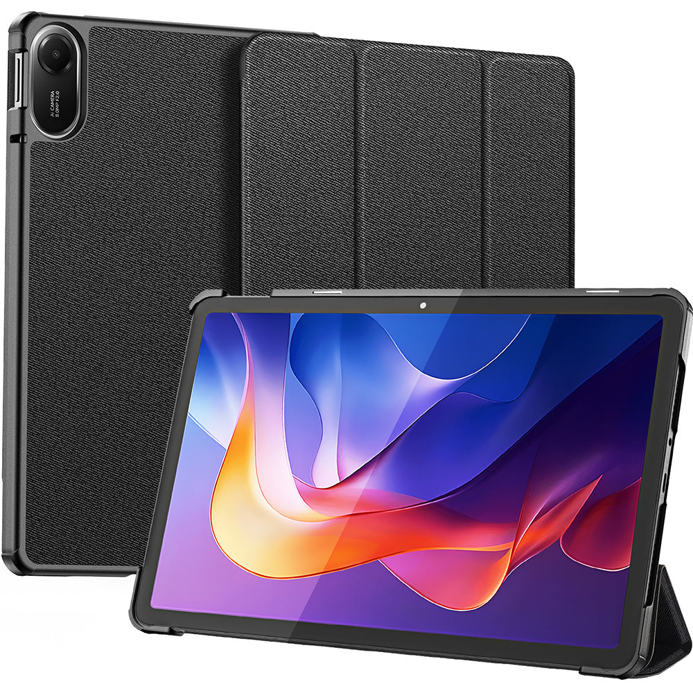 Schutzhülle mit Klappe für Redmi Pad 2, Dux Ducis Domo, Schwarz