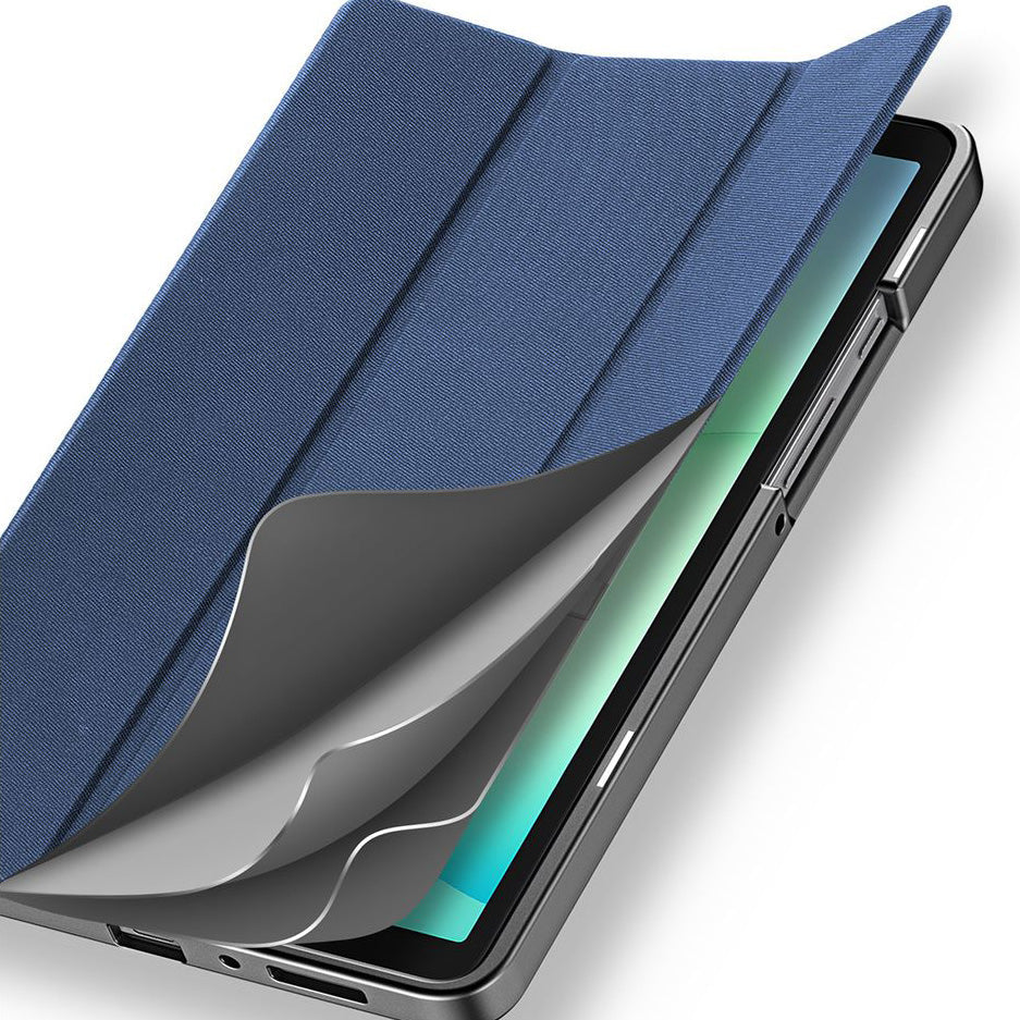 Schutzhülle mit Klappe für Galaxy Tab A11 / Tab A9, Dux Ducis Domo, Dunkelblau