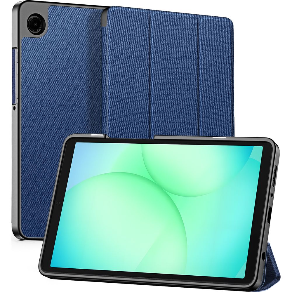 Schutzhülle mit Klappe für Galaxy Tab A11 / Tab A9, Dux Ducis Domo, Dunkelblau