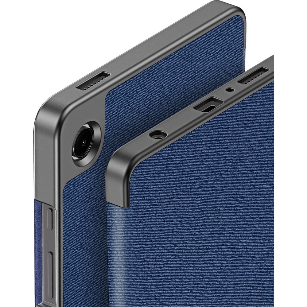 Schutzhülle mit Klappe für Galaxy Tab A11 / Tab A9, Dux Ducis Domo, Dunkelblau