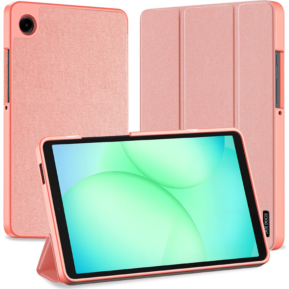 Schutzhülle mit Klappe für Galaxy Tab A11 / Tab A9, Dux Ducis Domo, Rosa