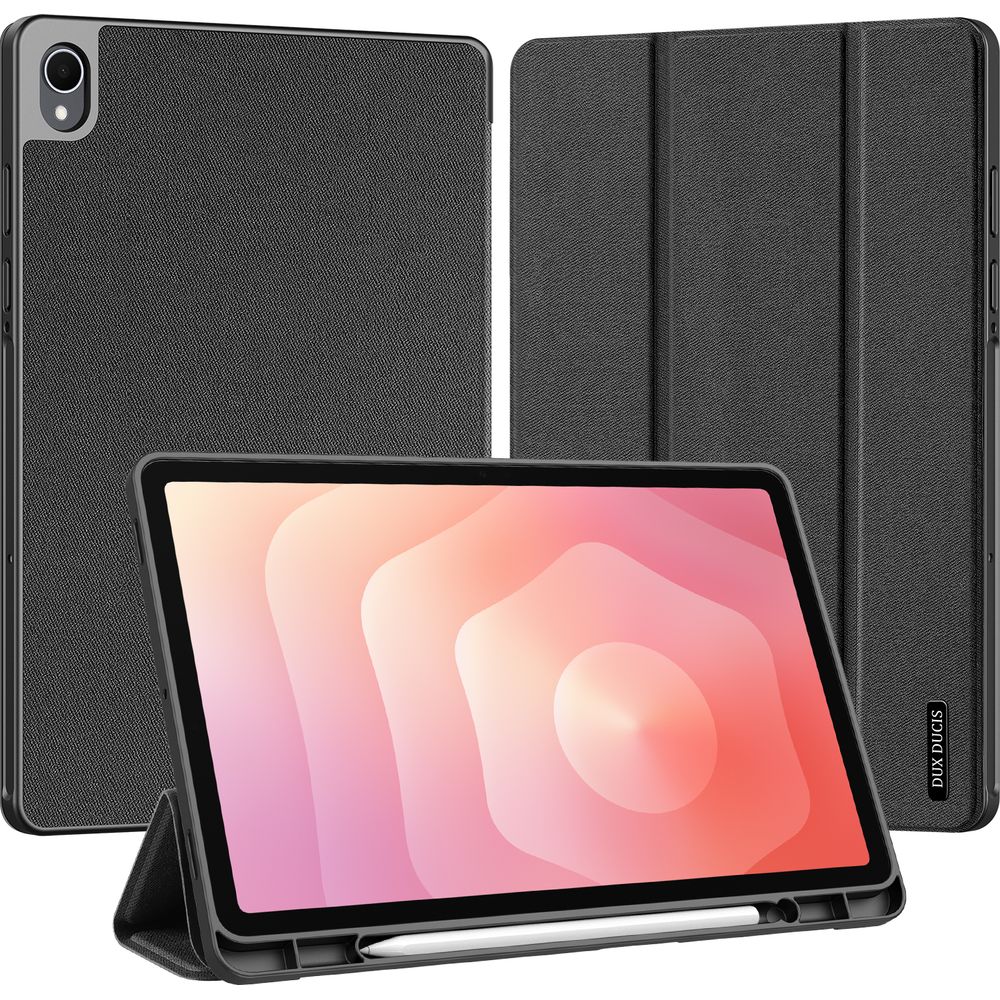 Schutzhülle mit Klappe für Galaxy Tab S11, Dux Ducis Domo, Schwarz