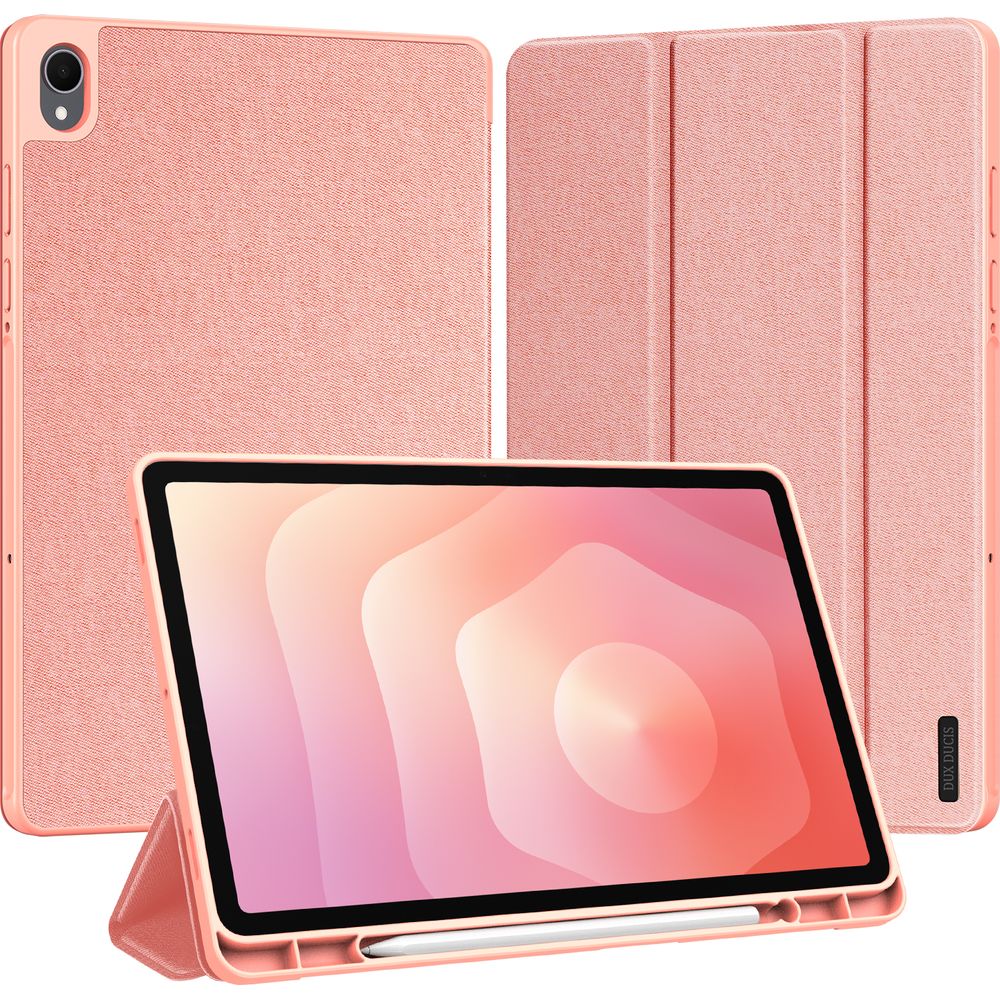 Schutzhülle mit Klappe für Galaxy Tab S11, Dux Ducis Domo, Rosa
