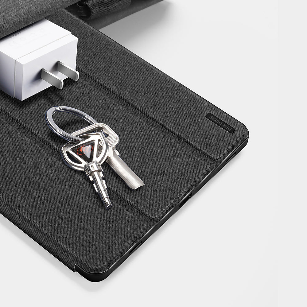 Hülle für Galaxy Tab S10 Plus/S9 Plus/S9 FE Plus, Dux Ducis Domo, Schwarz