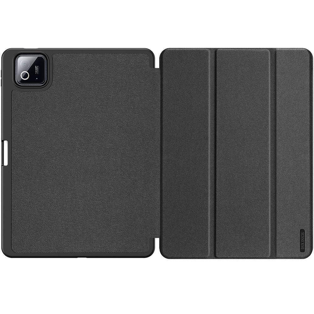 Schutzhülle mit Klappe für Xiaomi Pad 8/8 Pro/7/7 Pro, Dux Ducis Domo, Schwarz