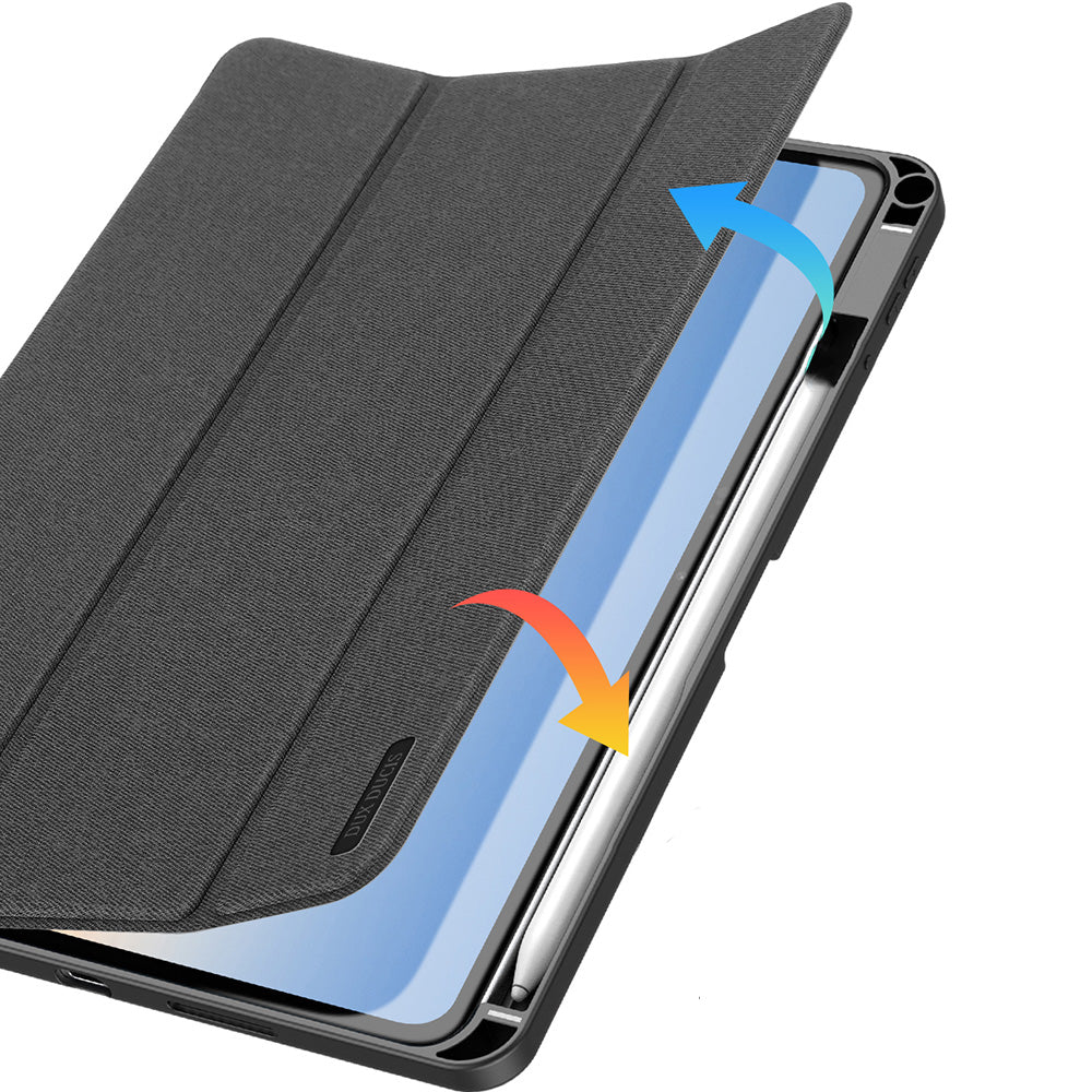 Schutzhülle mit Klappe für Xiaomi Pad 8/8 Pro/7/7 Pro, Dux Ducis Domo, Schwarz