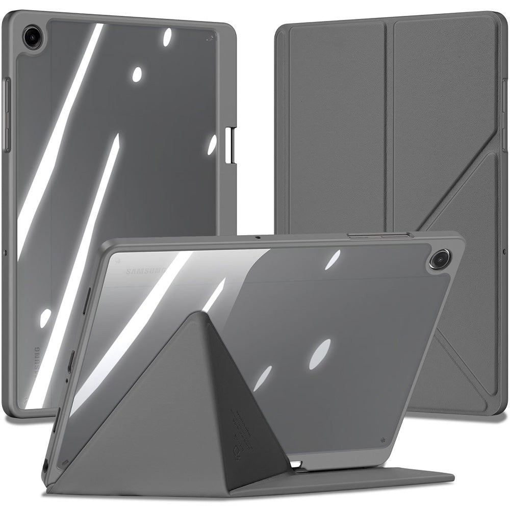 Schutzhülle mit Klappe für Galaxy Tab A11 Plus / A9 Plus, Dux Ducis Magi, Transparent-Grau