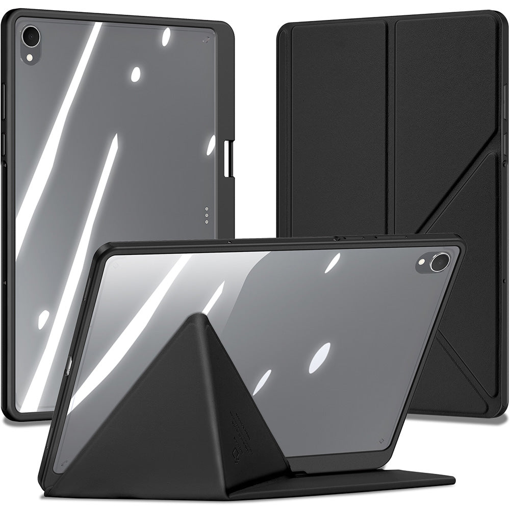 Schutzhülle mit Klappe für Galaxy Tab S11, Dux Ducis Magi, Transparent-Schwarz