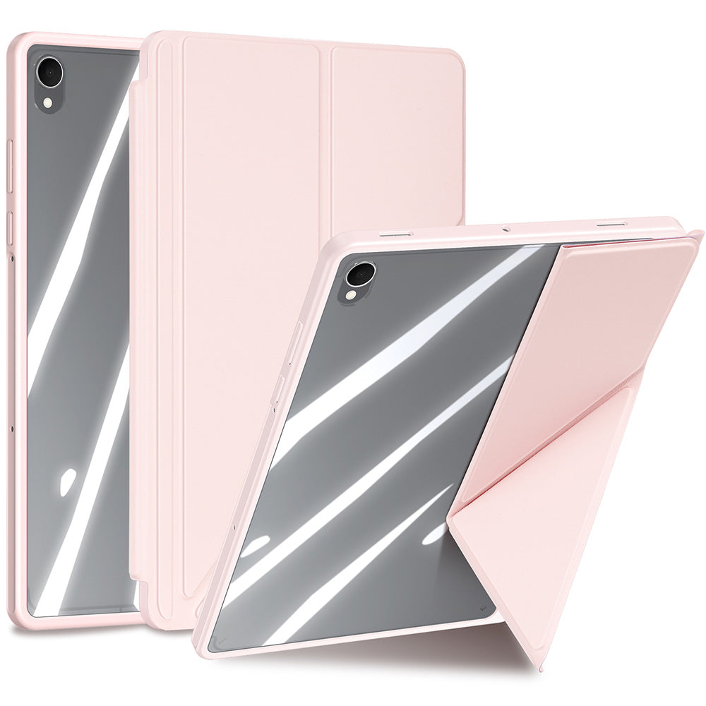 Schutzhülle mit Klappe für Galaxy Tab S11, Dux Ducis Magi, Transparent-Rosa