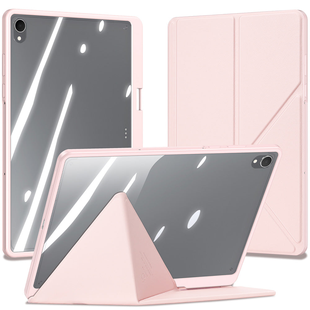 Schutzhülle mit Klappe für Galaxy Tab S11, Dux Ducis Magi, Transparent-Rosa
