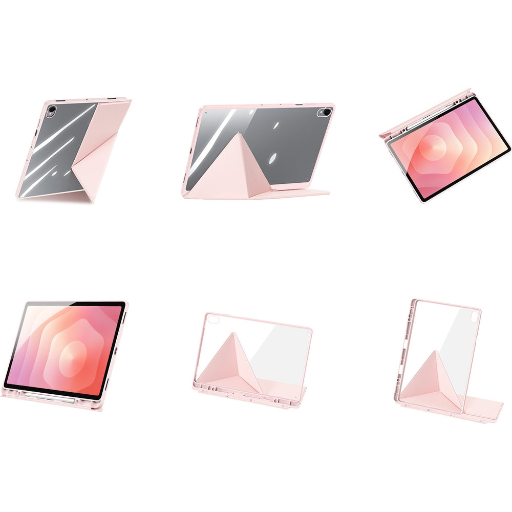 Schutzhülle mit Klappe für Galaxy Tab S12 Plus, Dux Ducis Magi, Rosa (4/12)