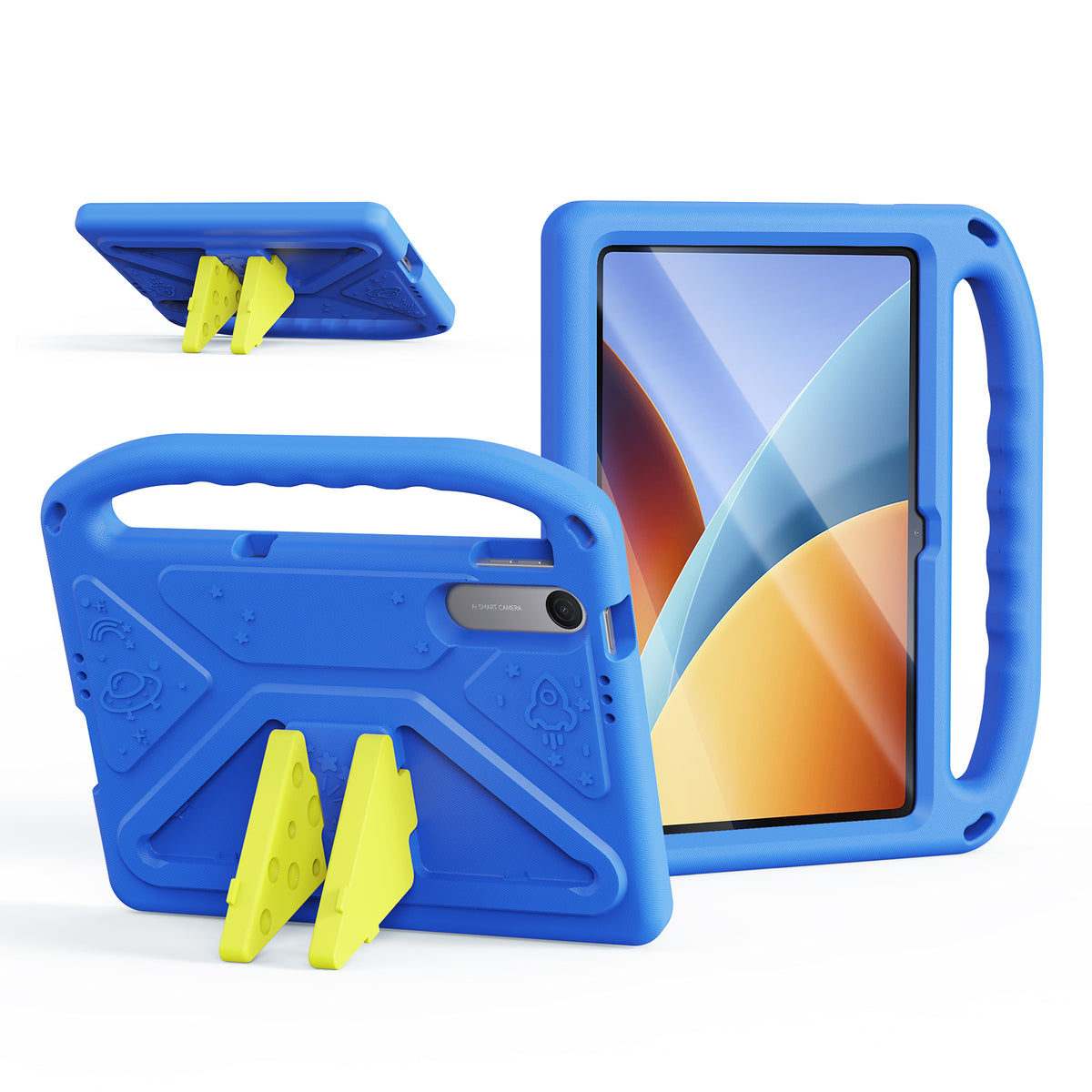 Schutzhülle für Xiaomi Redmi Pad 2 / Poco Pad C1, Dux Ducis Puff, Blau