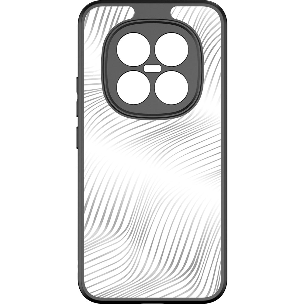 Handyhülle für Redmi Note 15 Pro Plus 5G, Dux Ducis Aimo, Transparent mit Schwarzen Rahmen