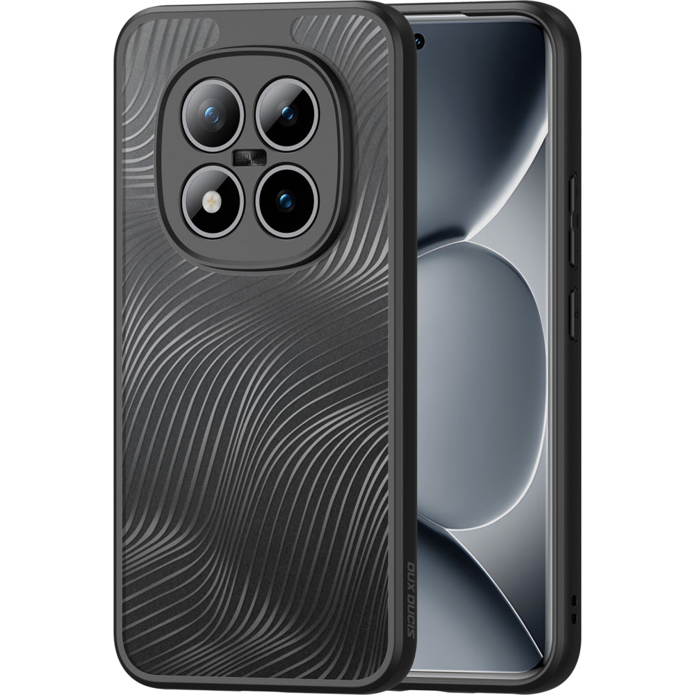 Handyhülle für Redmi Note 15 Pro Plus 5G, Dux Ducis Aimo, Transparent mit Schwarzen Rahmen