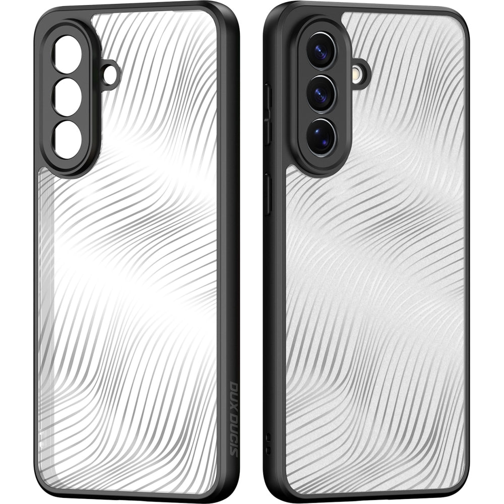 Handyhülle für Galaxy A57 5G, Dux Ducis Aimo, Transparent mit schwarzen Rahmen
