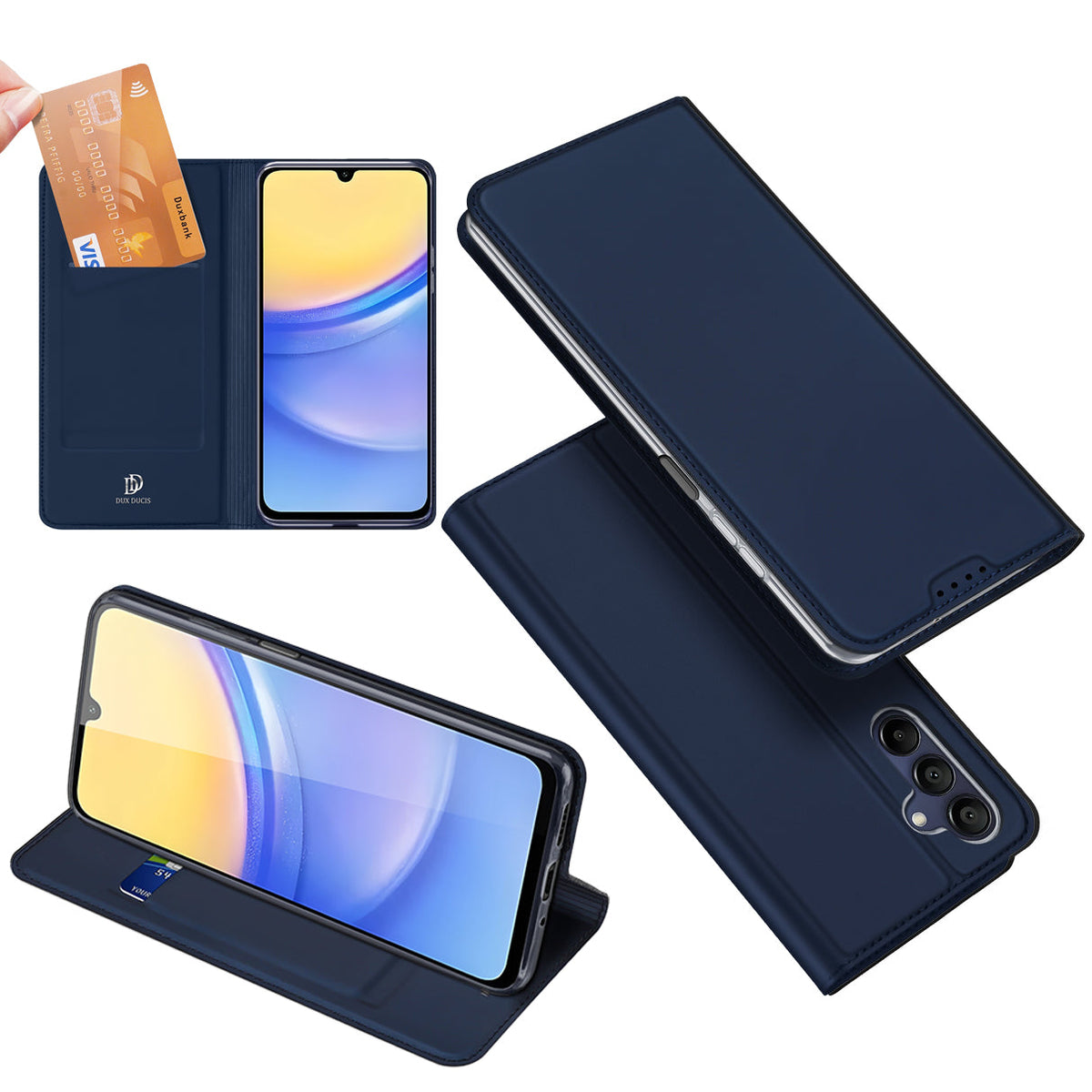 Handyhülle für Galaxy A16 5G / 4G, Dux Ducis Skin Pro, Dunkelblau