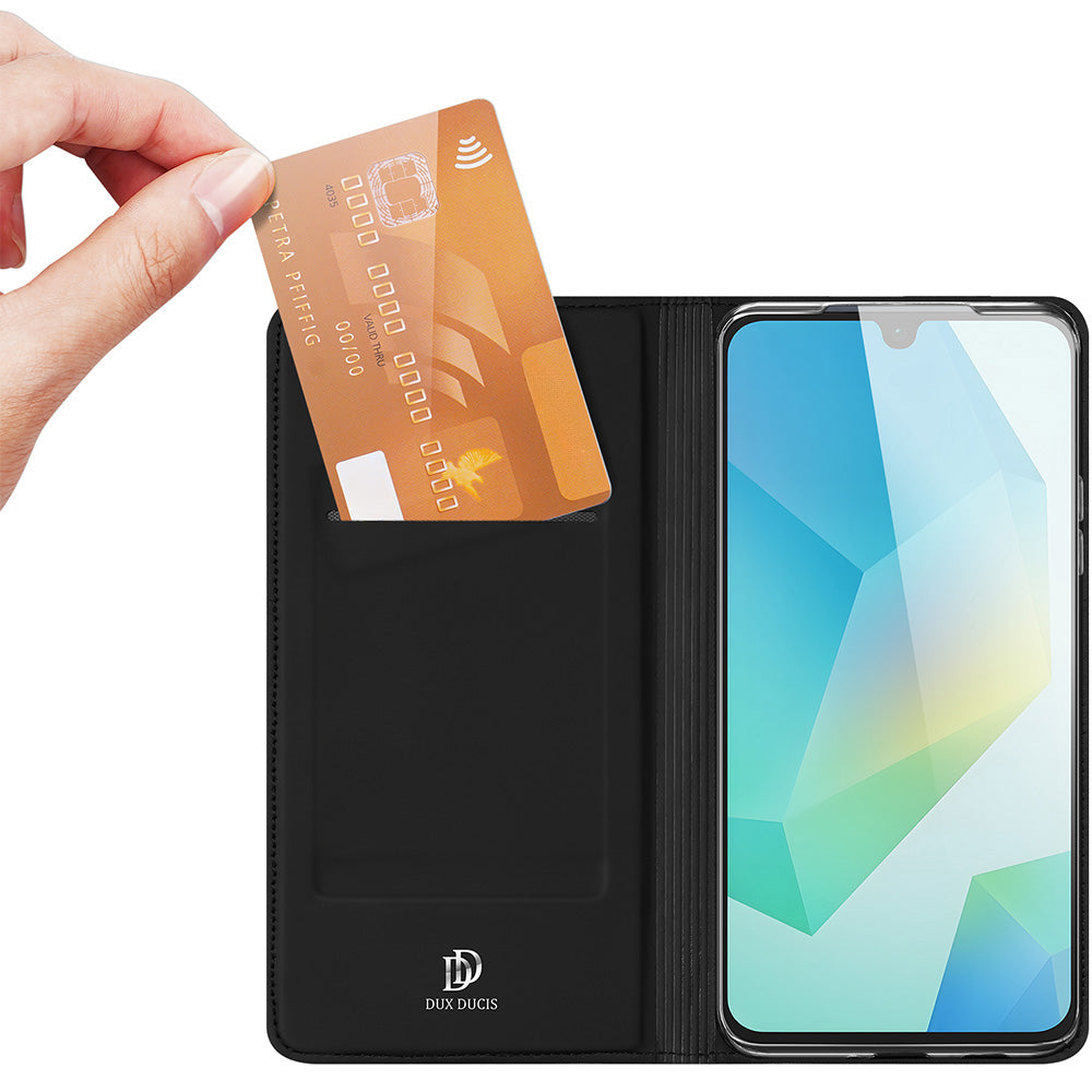 Handyhülle mit Klappe für Galaxy A17 5G / 4G, Dux Ducis Skin Pro, Schwarz