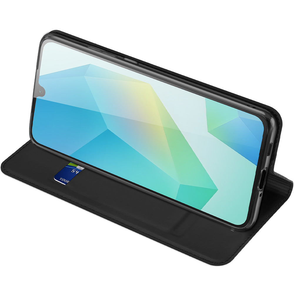 Handyhülle mit Klappe für Galaxy A17 5G / 4G, Dux Ducis Skin Pro, Schwarz