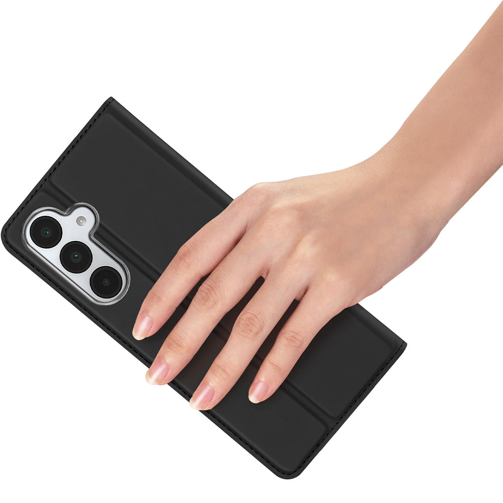 Handyhülle mit Klappe für Galaxy A17 5G / 4G, Dux Ducis Skin Pro, Schwarz