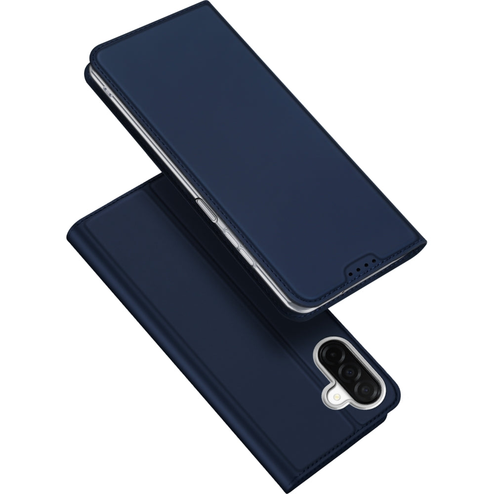 Handyhülle mit Klappe für Galaxy A27 5G, Dux Ducis Skin Pro, Blau