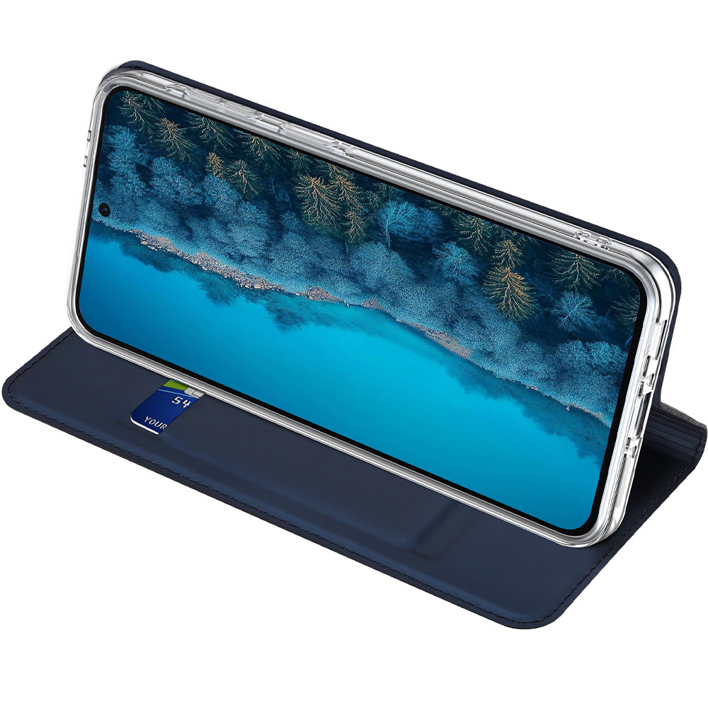 Handyhülle mit Klappe für Galaxy A37 5G, Dux Ducis Skin Pro, Dunkelblau