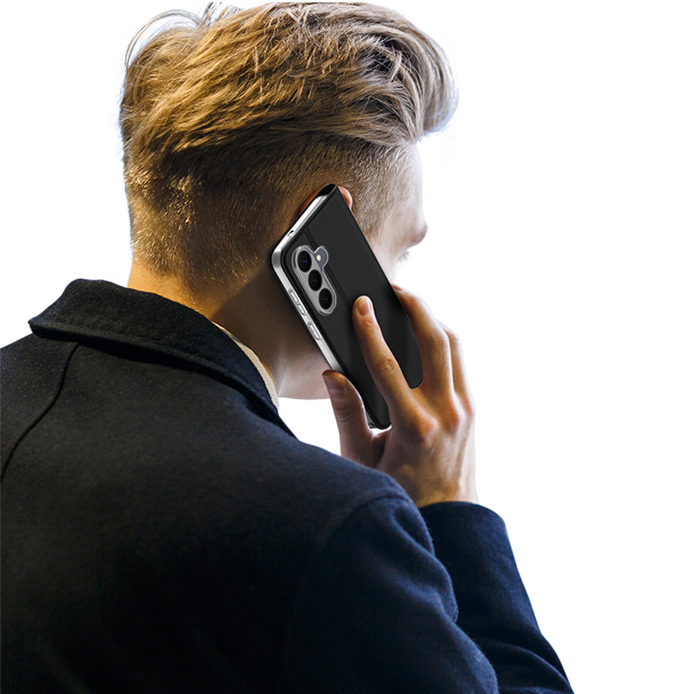 Handyhülle mit Klappe für Galaxy S26 FE, Dux Ducis Skin Pro, Schwarz (9/12)