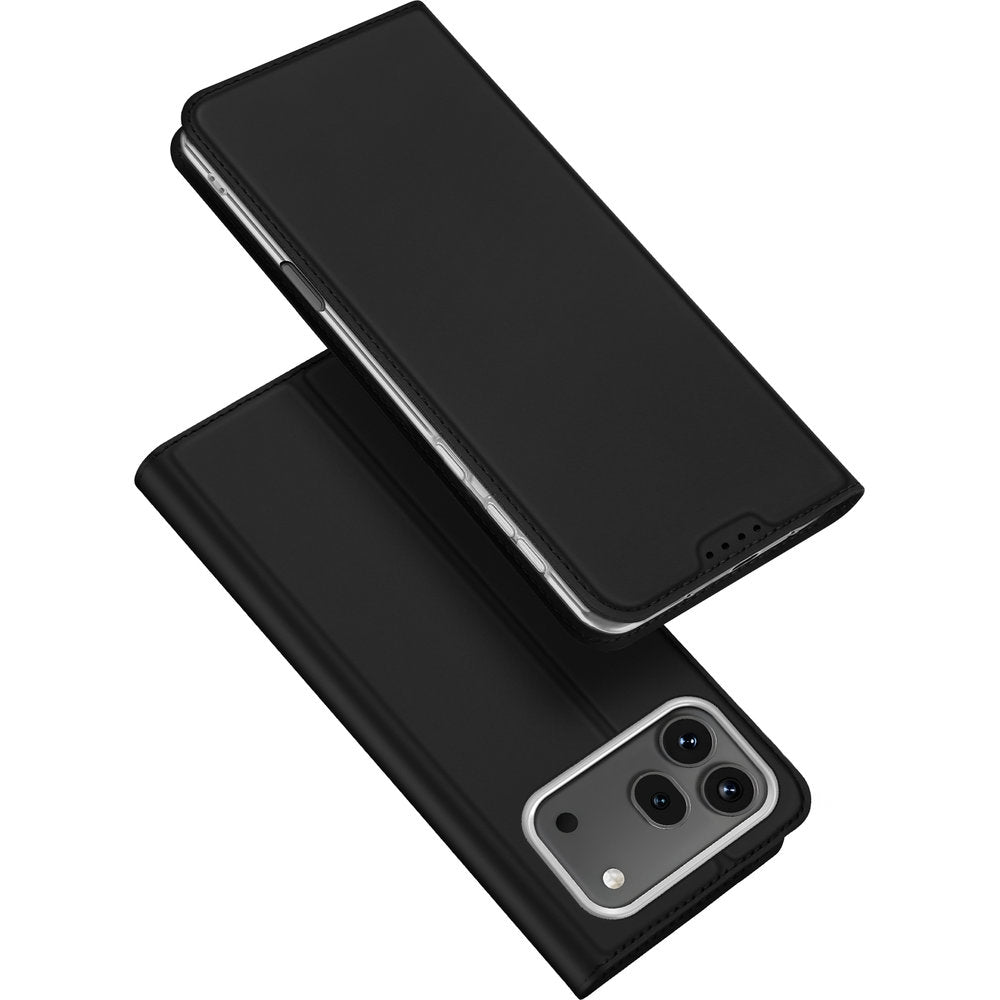 Handyhülle mit Klappe für Honor 600 5G / 600 Pro 5G, Dux Ducis Skin Pro, Schwarz