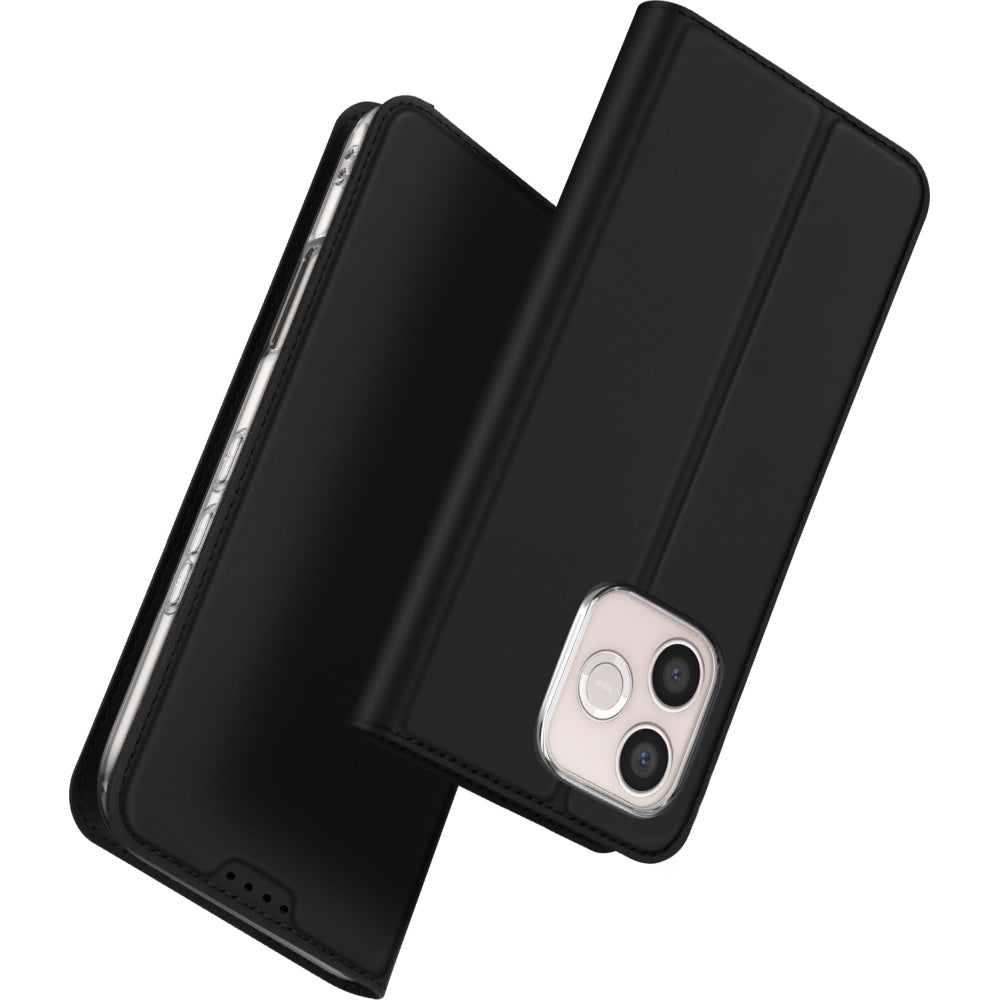 Handyhülle mit Klappe für Honor 600 Lite 5G, Dux Ducis Skin Pro, Schwarz