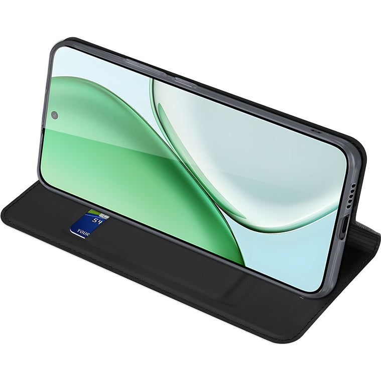 Handyhülle mit Klappe für Honor Magic 8 Lite, Dux Ducis Skin Pro, Schwarz