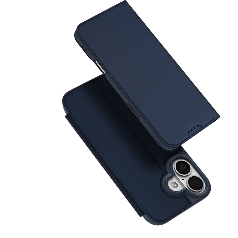Handyhülle mit Klappe für iPhone 17, Dux Ducis Skin Pro, Dunkelblau