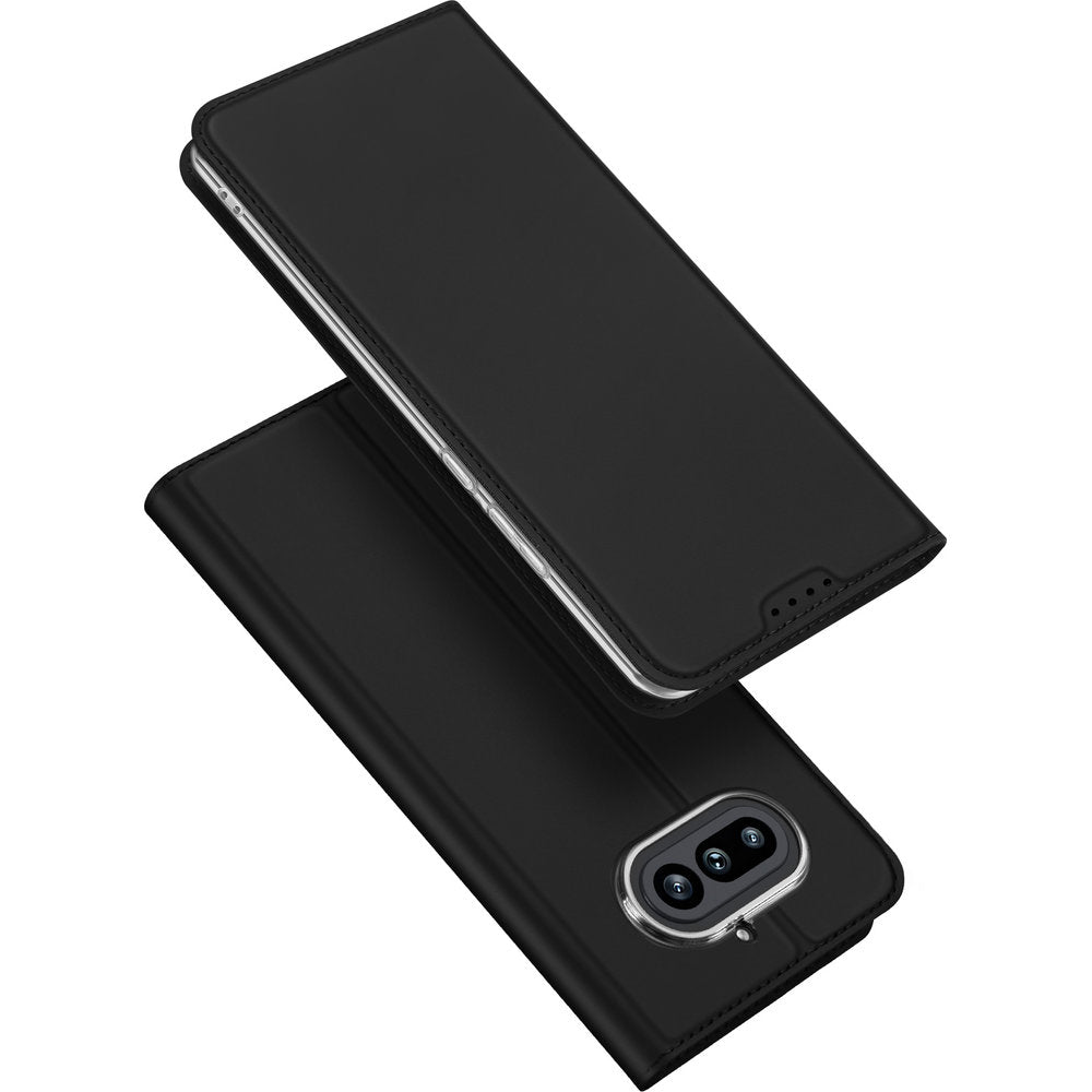 Handyhülle mit Klappe für Nothing Phone 4a, Dux Ducis Skin Pro, Schwarz