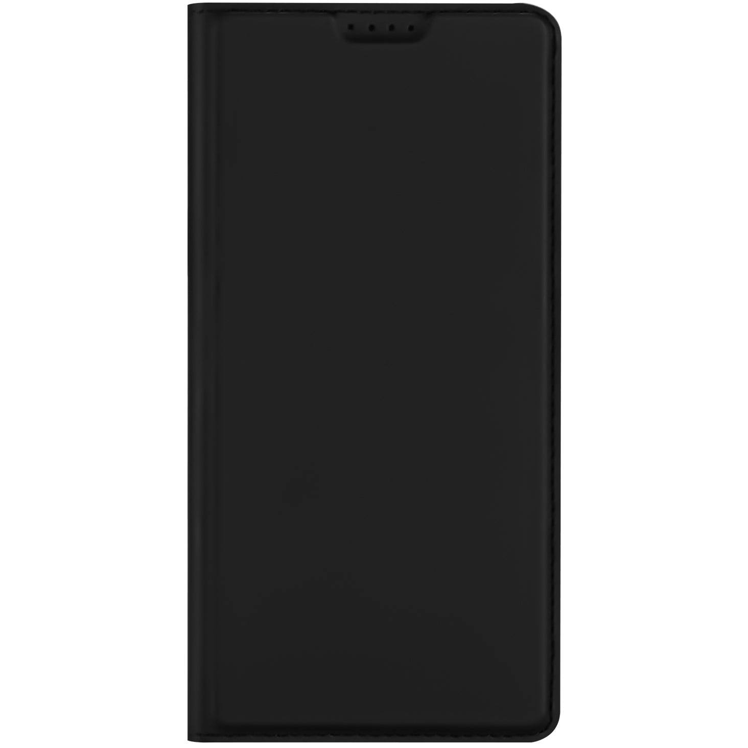 Handyhülle mit Klappe für OnePlus 15R, Dux Ducis Skin Pro, Transparent-Schwarz