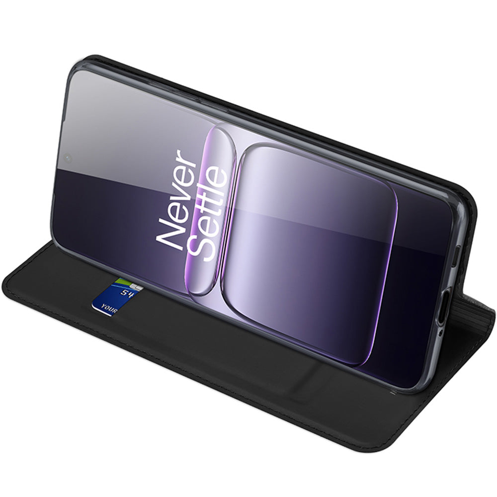 Handyhülle mit Klappe für OnePlus Nord CE5, Dux Ducis Skin Pro, Schwarz