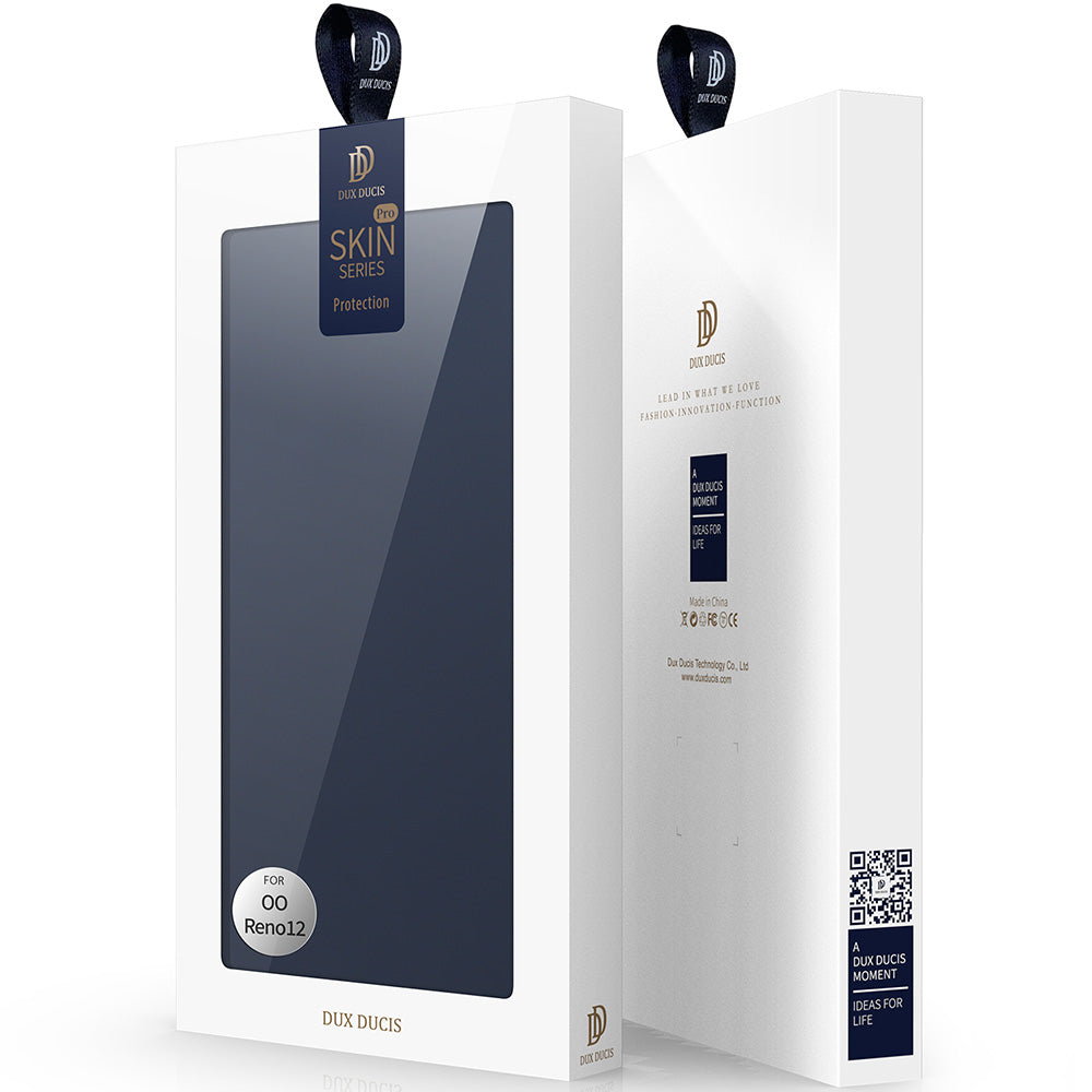 Handyhülle für Oppo Reno12, Dux Ducis Skin Pro, Dunkelblau