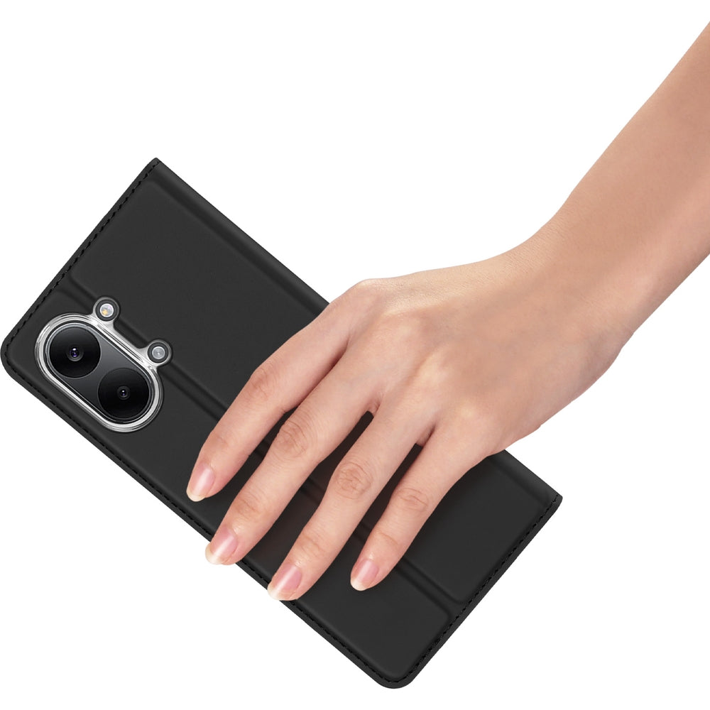 Handyhülle mit Klappe für Xiaomi POCO X8 Pro Max, Dux Ducis Skin Pro, Schwarz
