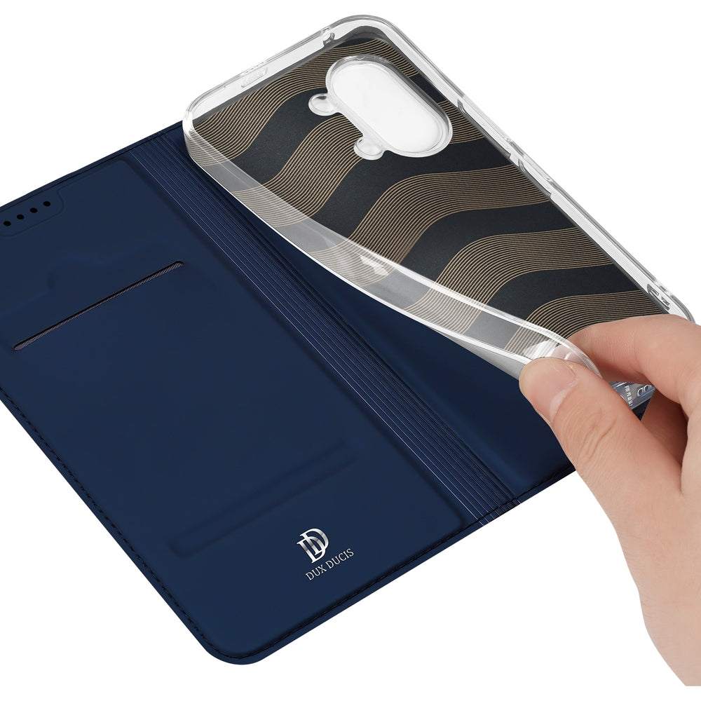 Handyhülle mit Klappe für Xiaomi POCO X8 Pro Max, Dux Ducis Skin Pro, Blau