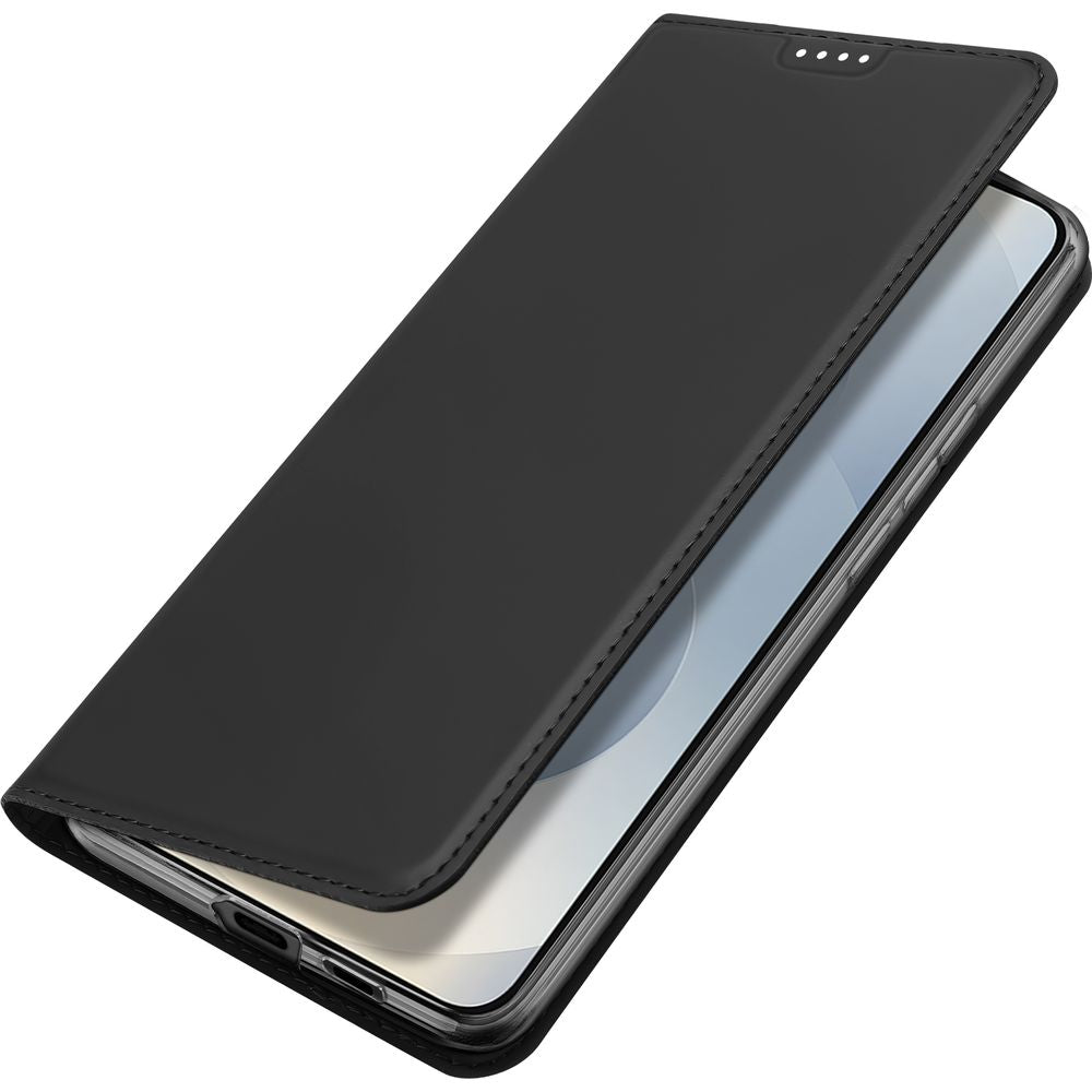 Handyhülle mit Klappe für Galaxy S26, Dux Ducis Skin Pro, Schwarz