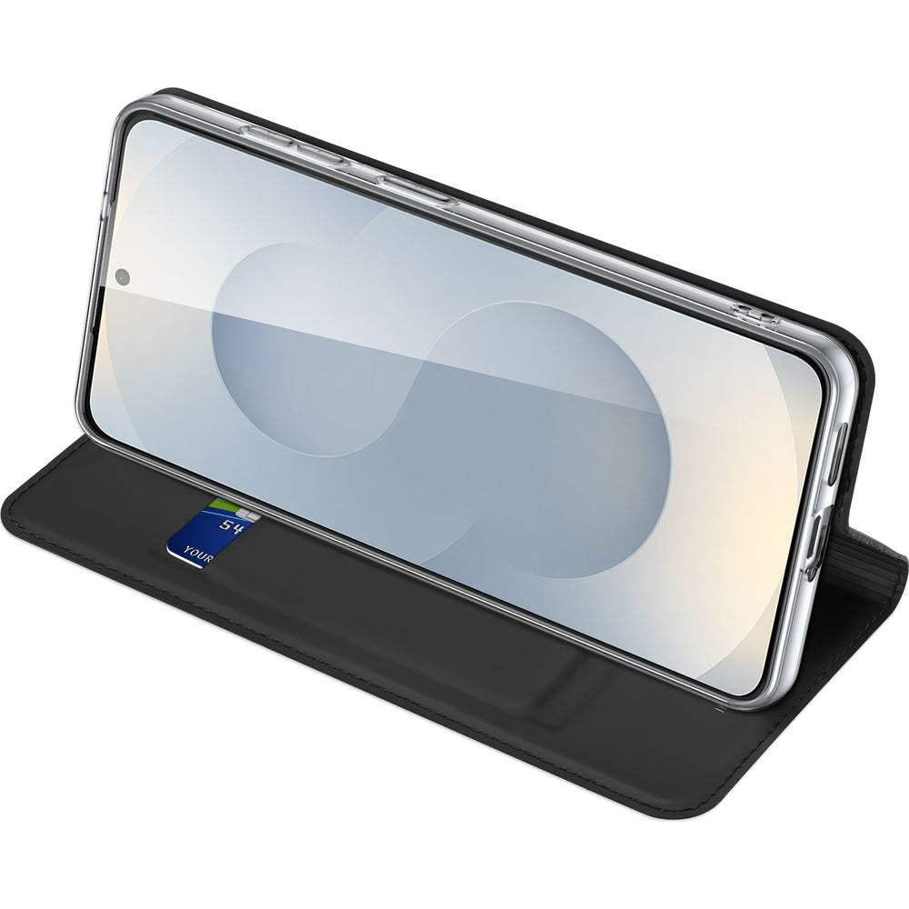 Handyhülle mit Klappe für Galaxy S26, Dux Ducis Skin Pro, Schwarz