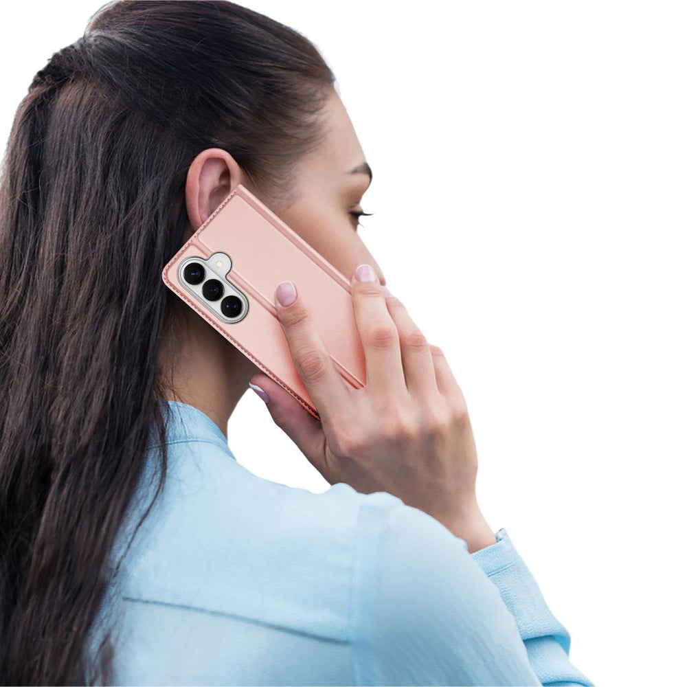 Handyhülle mit Klappe für Galaxy S26, Dux Ducis Skin Pro, Rosa