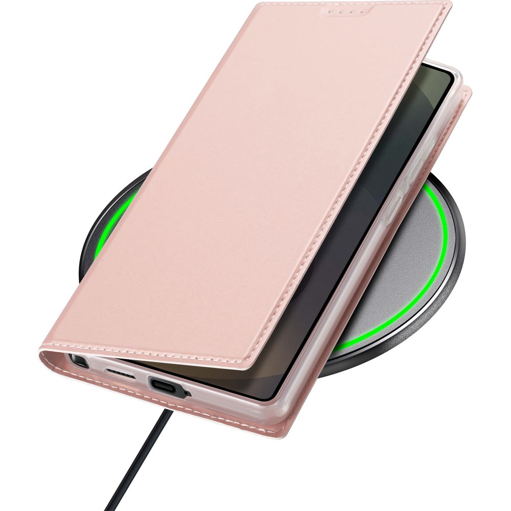 Handyhülle mit Klappe für Galaxy S26 Ultra, Dux Ducis Skin Pro, Rosa