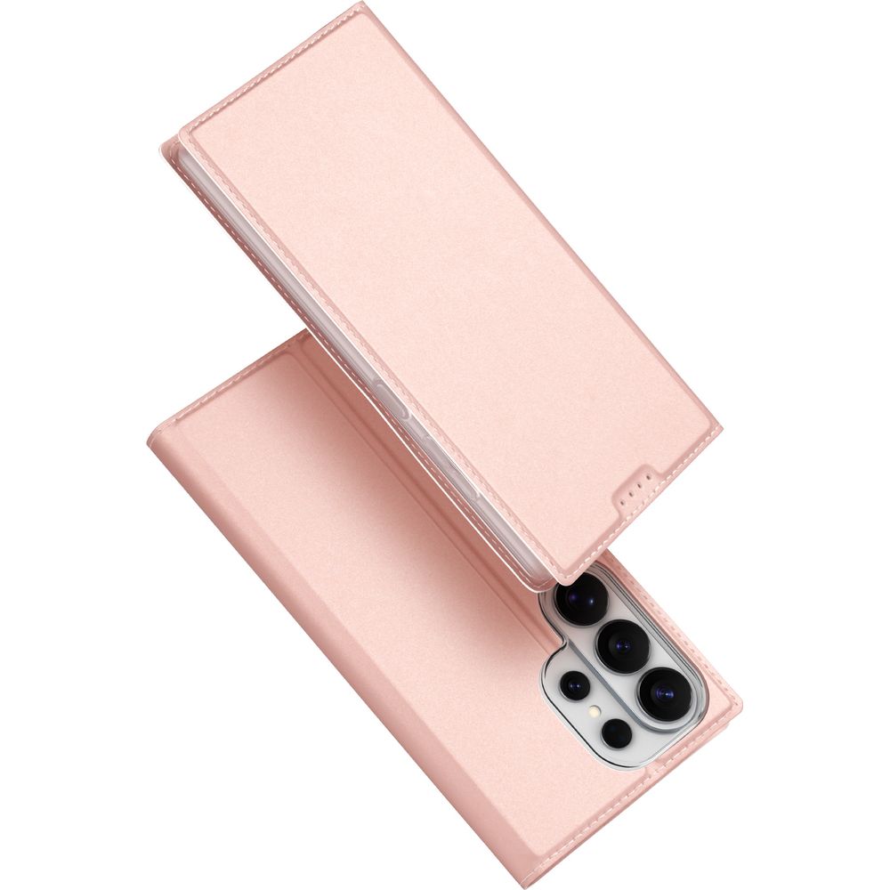 Handyhülle mit Klappe für Galaxy S26 Ultra, Dux Ducis Skin Pro, Rosa