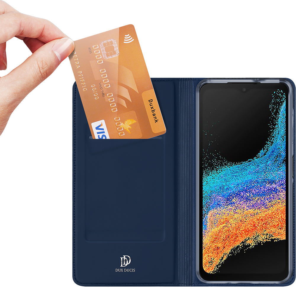 Handyhülle mit Klappe für Galaxy XCover 7 Pro, Dux Ducis Skin Pro, Blau